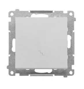 Wyłącznik schodowy Simon 55 - aluminium mat - Wyłączniki światła i elektryczne - miniaturka - grafika 1