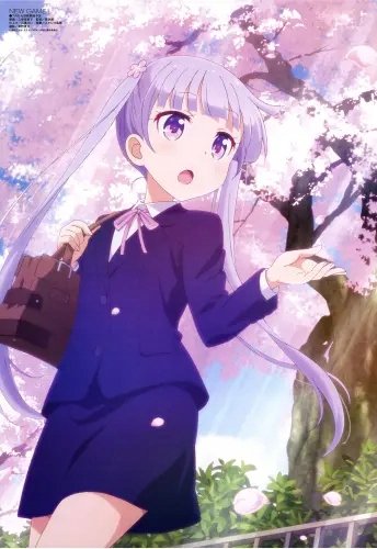 Plakat Anime Manga New Game+ ng_020 A1+ (custom)