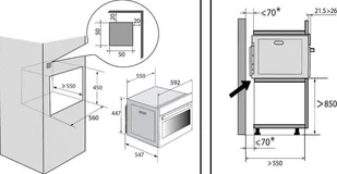 Kuchenka mikrofalowa Brandt BKC7154LX - Kuchenki mikrofalowe do zabudowy - miniaturka - grafika 3