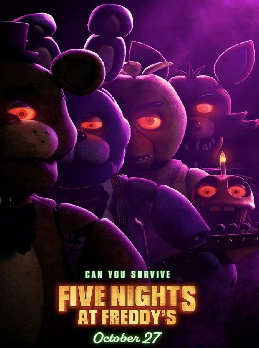 PODKŁADKA POD MYSZ Nadruk 22x18 cm Five Nights at Freddy's 2023 Prezent