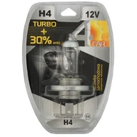 Żarówki samochodowe - Żarówka samochodowa H4 12V TURBO +30% 4CAR - miniaturka - grafika 1