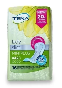 SCA Tena SCA HYGIENE Podpaski specjalistyczne Lady Slim Mini Plus 16 sztuk - Pieluchy dla dorosłych - miniaturka - grafika 1