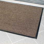 Wycieraczki - B2B Partner Wycieraczka polipropylenowa na podkładzie gumowym, brązowa, 60x90cm VP010501 - miniaturka - grafika 1