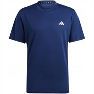 Koszulki męskie - Koszulka męska adidas Train Essentials Training Tee granatowa IC7429 L - miniaturka - grafika 1