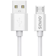 Kable USB - KABEL USB-A – MICRO USB, 3 M, BIAŁY, CL-167 - miniaturka - grafika 1