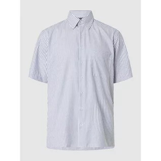 Koszule męskie - Koszula biznesowa o kroju comfort fit z bawełny z krótkim rękawem - Eterna - grafika 1