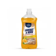 Środki do podłóg i mebli - Deluxe Płyn Do Podłóg Drewnianych Laminat 1L Pomarańczowy - miniaturka - grafika 1