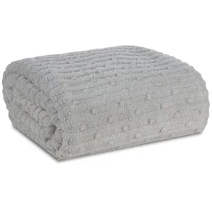 Koc EUROFIRANY D91 Lisa 130 x 170 cm Srebrny - Koce - miniaturka - grafika 1