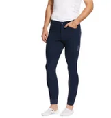 Bryczesy - ARIAT Bryczesy męskie TRI FACTOR z lejem kolanowym silikonowym SS20 - navy - miniaturka - grafika 1