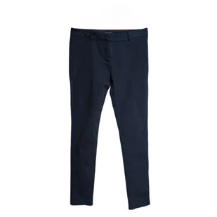 Tommy Hilfiger Damskie Spodnie Wygodne Stylowe Eleganckie Granatowe Rozmiar S - Spodnie damskie - miniaturka - grafika 1