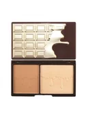Bronzery i konturowanie twarzy - Revolution Makeup Makeup Revolution Mini Chocolate paleta do konturowania twarzy Bronze & Glow 11g - miniaturka - grafika 1