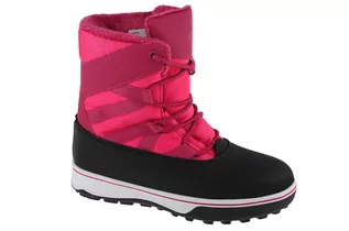 Śniegowce damskie - 4F Kids Snow Boots 4FJAW22FSBSF005-54S, dla dziewczynki, śniegowce, Różowy - grafika 1