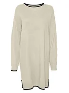 Sukienki - Vero Moda Sukienka w kolorze beżowym - miniaturka - grafika 1