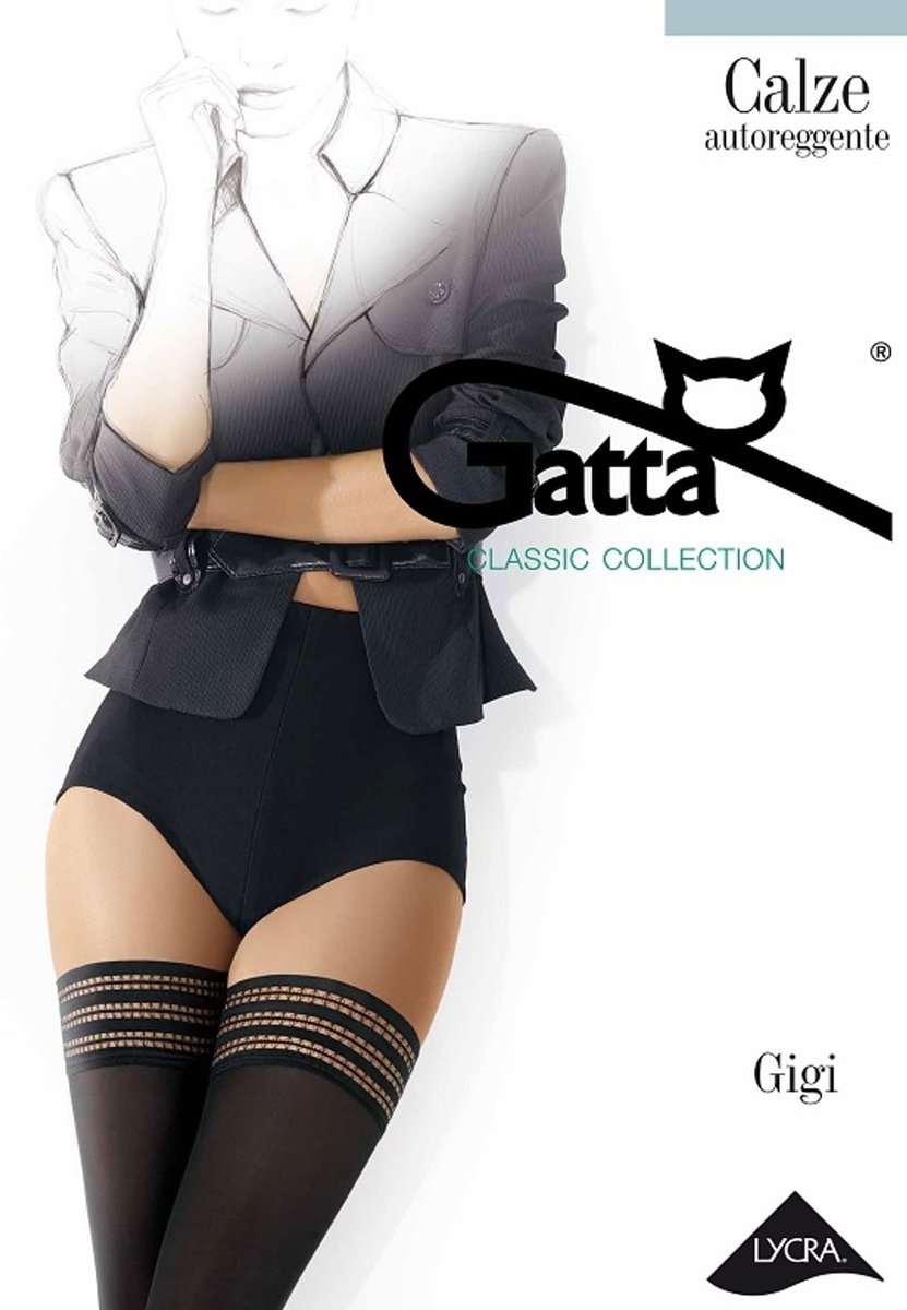 POŃCZOCHY GATTA GIGI 60 WZ 01 (kolor Nero, rozmiar 3/4)