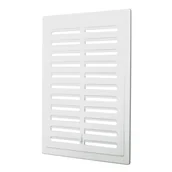 Kratki wentylacyjne - Vents kratka wentylacyjna 110 mm x 140 mm biała z regulacją - miniaturka - grafika 1