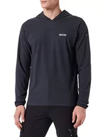 Bluzy męskie - Regatta Męska bluza z kapturem Montes, Indie szary/czarny, XXXL - miniaturka - grafika 1