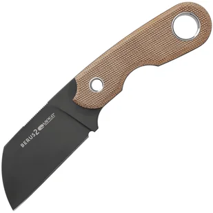 Viper BERUS2 Sheepfoot Black PVD M390, Natural Canvas Micarta, Kydex VT4014DCN - Noże - miniaturka - grafika 1