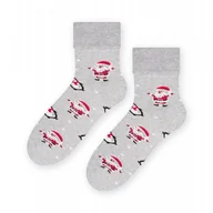 Skarpetki damskie - Steven 030-031 Melanż Jasny Szary skarpetki damskie - miniaturka - grafika 1