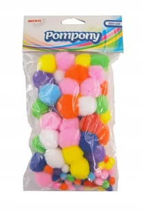 Brewis Pompony 10,25 mm POM07 mix kolorów - Dekoratorstwo - miniaturka - grafika 1