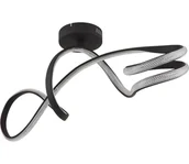 Lampy sufitowe - Globo 67341DS - LED Żyrandol natynkowy SWIRL LED/30W/230V czarny - miniaturka - grafika 1