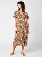 Sukienki - Rip Curl Sukienka w kolorze jasnobrązowym - miniaturka - grafika 1