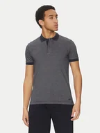 Koszulki męskie - Geox Polo M5510N T3250 F4148 Granatowy Regular Fit - miniaturka - grafika 1