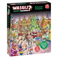 Ozdoby bożonarodzeniowe - Wasgij Świąteczny kalendarz adwentowy 2025, renifer Rumpus! - zestaw puzzli na co dzień, 24 dni puzzli, 54-częściowe puzzle dla dorosłych, 100% karton z recyklingu, dla dorosłych, świąteczne - miniaturka - grafika 1