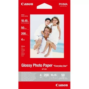 Canon GP-501 10 X 15, Glossy 200 G, 50 arkuszy 7022210169 - Papier do drukarek - miniaturka - grafika 1