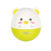 Temperówki - ZIELONA TEMPERÓWKA DELI 1 OTWÓR Z POJEMNIKIEM - miniaturka - grafika 1