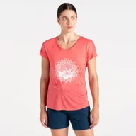 Koszulki i topy damskie - Dare 2b Damska koszulka Serene Różowy, Rozmiar: 46 - miniaturka - grafika 1