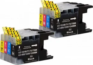 Tusz Brother 8x Tusz Do Brother LC-1220 LC-1240 20/10ml CMYK - Tusze oryginalne - miniaturka - grafika 1