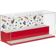 Pojemniki na zabawki - Lego 40700001 Gablota na Minifigurki Czerwona - miniaturka - grafika 1