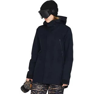 Volcom Damska kurtka Shadow Ins, czarna, L, czarny, L - Kurtki narciarskie - miniaturka - grafika 1