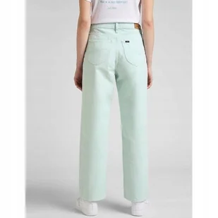 LEE WIDE LEG LONG TURQOISE L31ZOL94 26/31 - Spodnie damskie - miniaturka - grafika 1