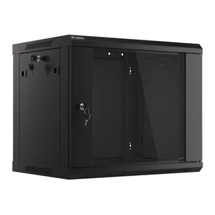 Lanberg Szafa 19" 9U, czarna FLAT PACK WF01-6409-10B - Szafy rack - miniaturka - grafika 1