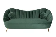 Sofy i kanapy - Invicta Sofa Arielle 220cm zielony Invicta 40749 - miniaturka - grafika 1