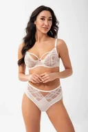 Biustonosze - Gorsenia Biustonosz Estelle K897 Miękki Śmietankowy Biały 70 F - miniaturka - grafika 1