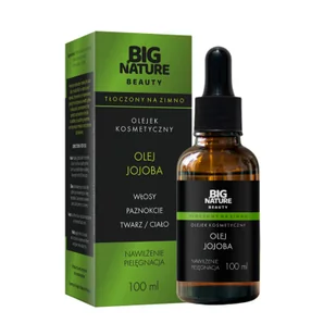Big Nature Olejek jojoba pielęgnacja odżywienie (włosy, twarz, paznokcie, ciało) 100 ml - olej kosmetyczny - Olejki do ciała i włosów - miniaturka - grafika 1