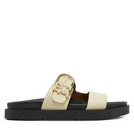 Klapki i japonki damskie - Klapki Tommy Hilfiger FW0FW08512 Écru - miniaturka - grafika 1