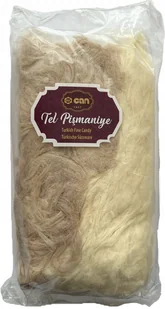PISMANIYE WANILIOWO CZEKOLADOWE KŁĘBEK WEŁNY WŁOSY TURECKA KŁĘBKI WATA 250G - Chałwa - miniaturka - grafika 1