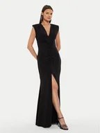 Sukienki - Rinascimento Sukienka wieczorowa CFC0119825003 Czarny Regular Fit - miniaturka - grafika 1