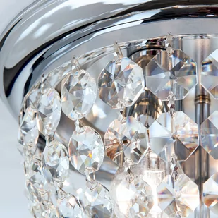 Lampa sufitowa Plafond, chrom/przezroczysta, Ø35cm - Lampy sufitowe - miniaturka - grafika 3