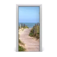 Naklejki na ścianę - Naklejka fototapeta na drzwi Ścieżka na plażę, Tulup - miniaturka - grafika 1