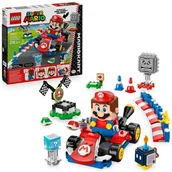 Klocki - LEGO 72043 Super Mario Mario Kart - Interaktywna figurka LEGO Mario i Standard Kart - miniaturka - grafika 1