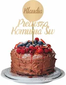 Gadżety dla niej i dla niego - Topper Pierwsza Komunia Święta Imię - miniaturka - grafika 1