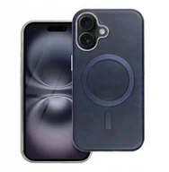 Etui i futerały do telefonów - Futerał GENTLEMAN MAG COVER kompatybilny z MagSafe do IPHONE 16 PRO granatowy - miniaturka - grafika 1