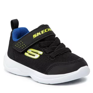 SKECHERS Sneakersy Mini Wanderer 407300N/BBLM Blk/Blue/Lime - Sneakersy damskie - miniaturka - grafika 1