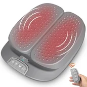 Masażery - Snailax Shiatsu masażer stóp z funkcją ogrzewania, elektryczne urządzenie do masażu stóp z wibracją, urządzenie do masażu stóp z pilotem zdalnego sterowania, prezent - miniaturka - grafika 1