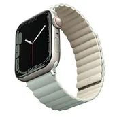 Akcesoria do smartwatchy - UNIQ pasek Revix Apple Watch Series 4/5/6/7/8/SE/SE2/Ultra 42/44/45mm. Reversible Magnetic szałwia-beżowy/sage-beige - miniaturka - grafika 1