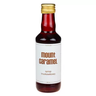 MOUNT CARAMEL DOBRY SYROP TRUSKAWKOWY 200ml - Syropy i koncentraty owocowe - miniaturka - grafika 1